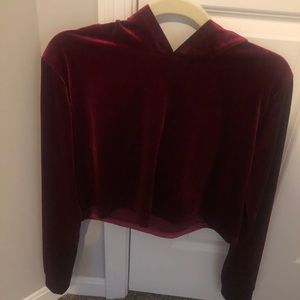 Forever 21 cropped hoodie